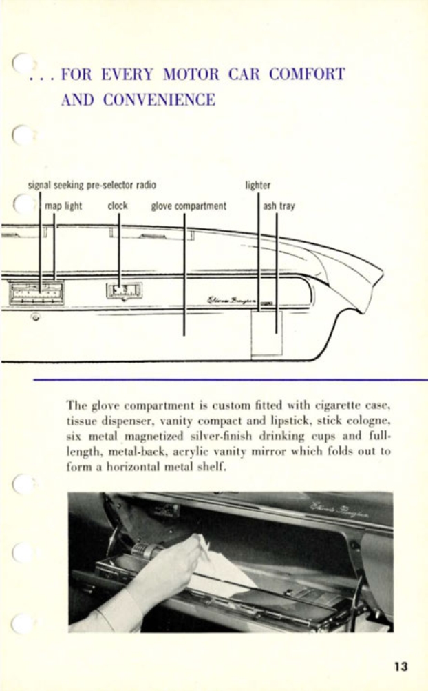 1957 Cadillac Eldorado Brougham Salesmans Data Book Page 30